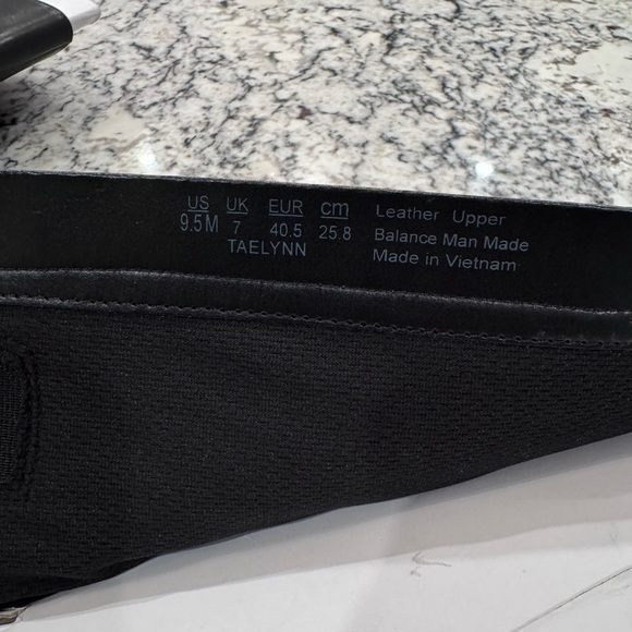 TAELYNN Black Leather Knee-High Platform Heeled Boots Size 9.5 - Picture 5 of 8